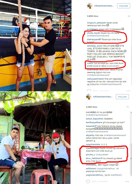 Nikita jalan bareng pacar Cinta Laura? @instagram/nikitamirzanimawardi