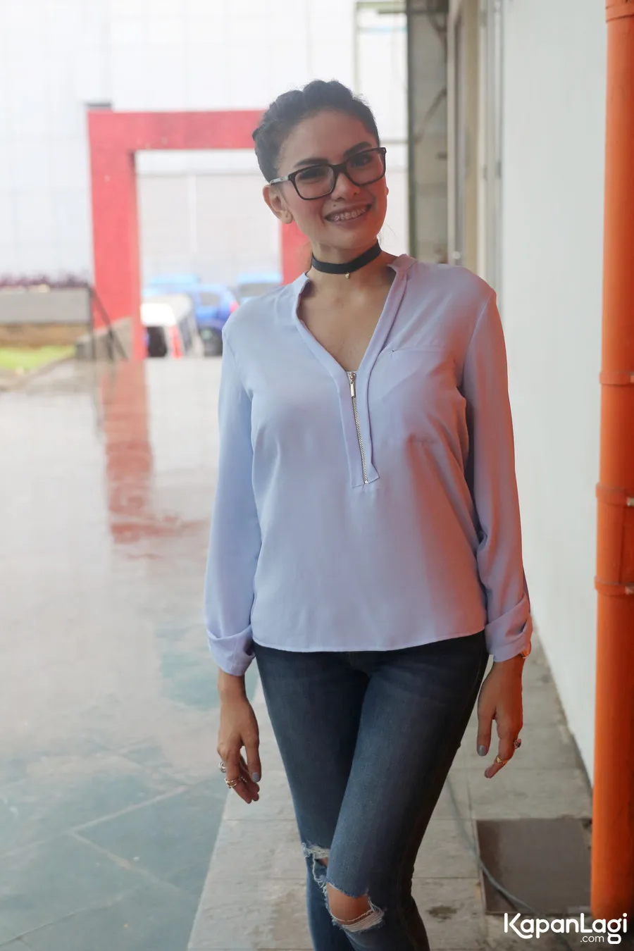 Nikita Mirzani ditanya soal hubungan Aming dan Evelyn © KapanLagi.com®/Bayu Herdianto