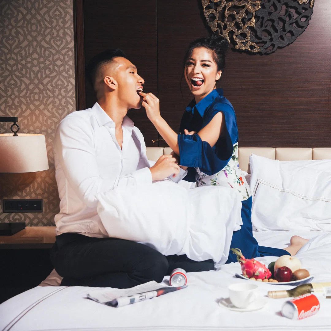 Momen kemesraan Nikita Willy dan pacar lakukan pemotretan. Credit: instagram.com/nikitawillyofficial94