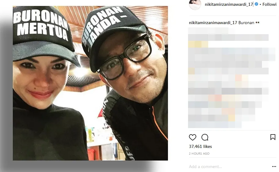Akhirnya Nikita pamer wajah Dipo tanpa stiker ©instagram/nikitamirzanimawardi_17