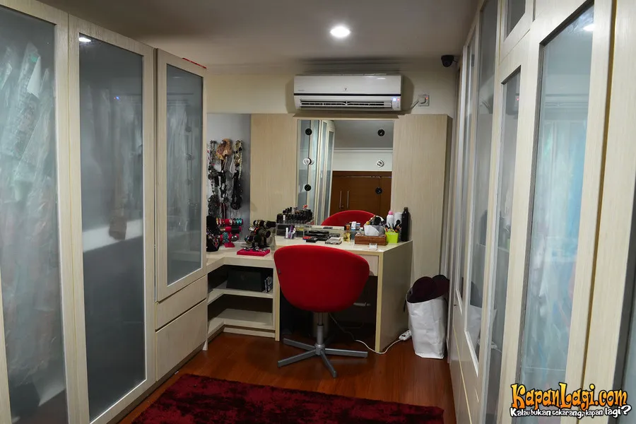 Ruang make-up Nindy. KapanLagi.com/MuhammadAkrom