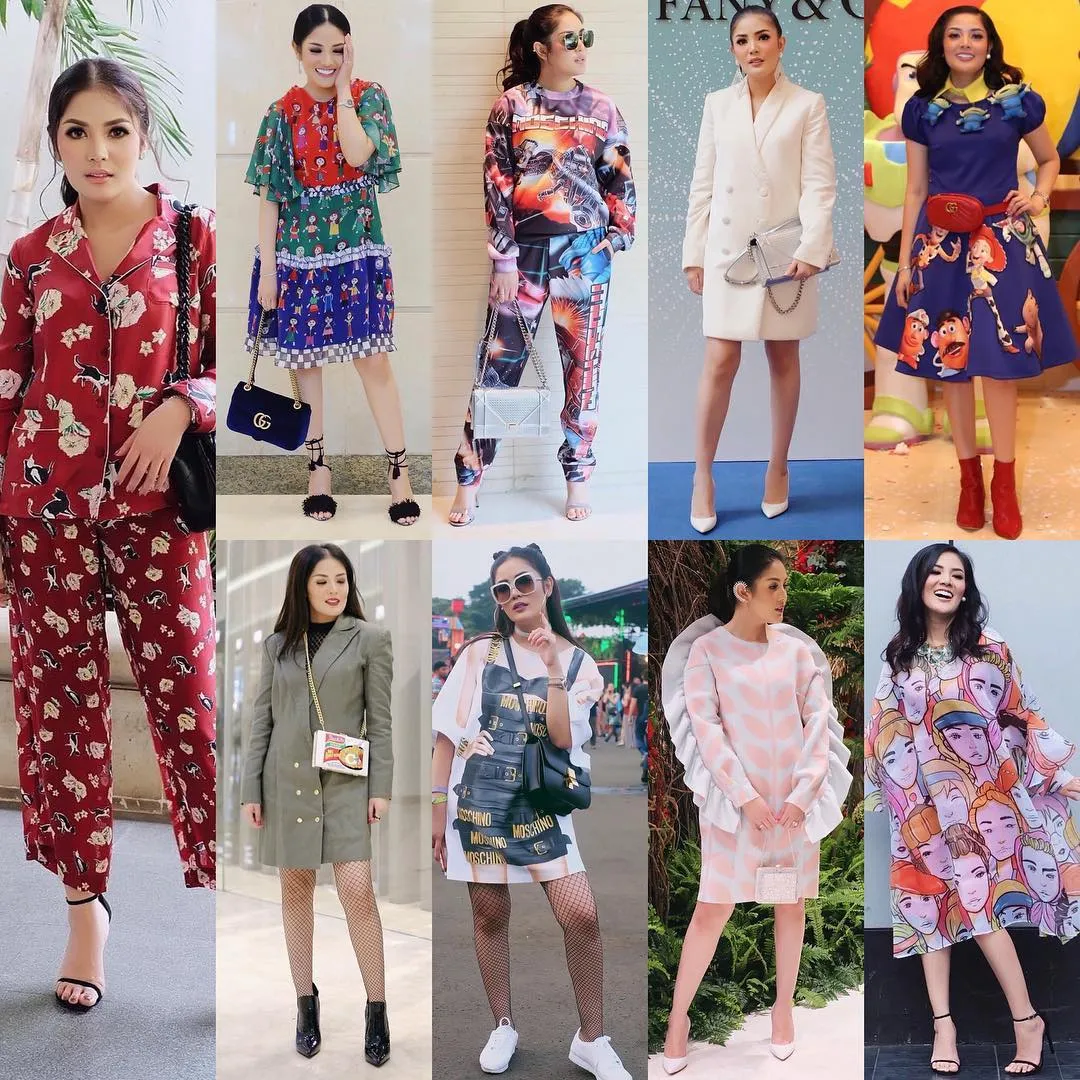 Di tahun 2017, Nindy kerap jadi perbincangan karena penampilan uniknya. Credit: via instagram.com/nindyparasadyharsono