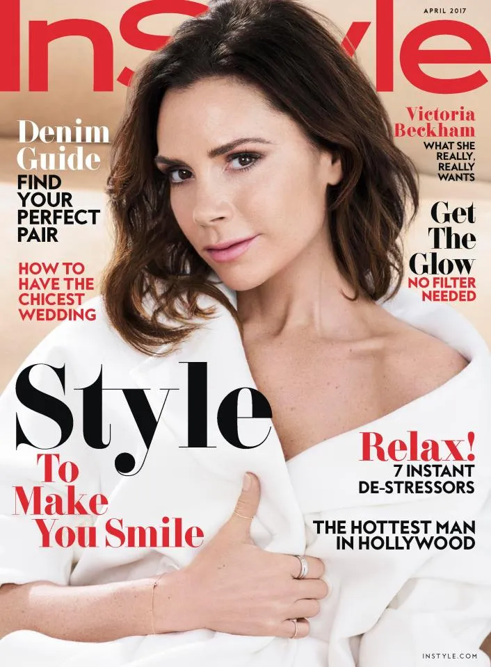 Victoria Beckham tampil di cover majalah InStyle © Instyle