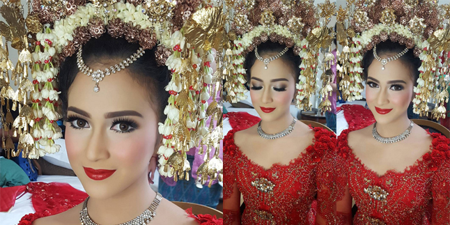 Cantik pakai suntiang, Nina Zatulini deg-degan saat akad/©instagram.com/jasminelishava