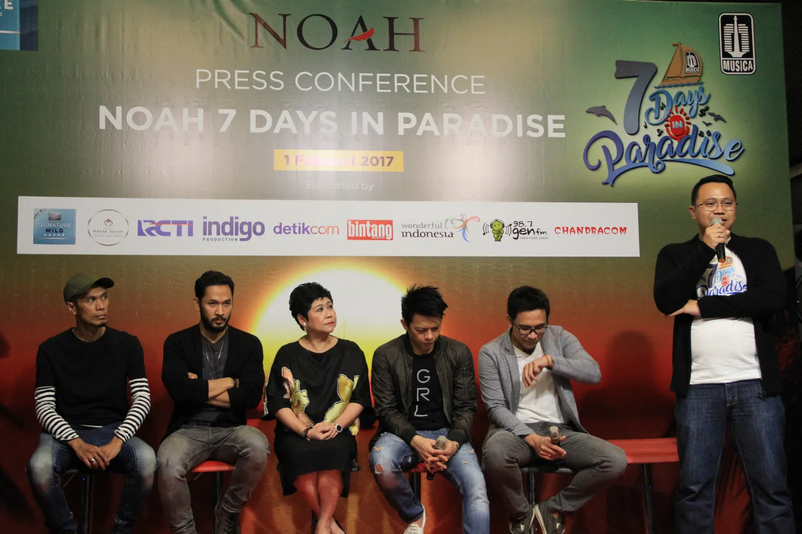 NOAH siap melakukan proses kreatif di atas kapal Phinisi selama 7 hari! © Musica Studio