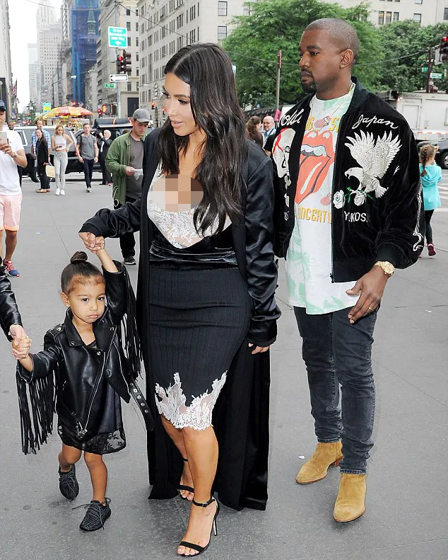 Nori tak kalah keren dari Kim dan Kanye © Splashnews/dailymail.co.uk