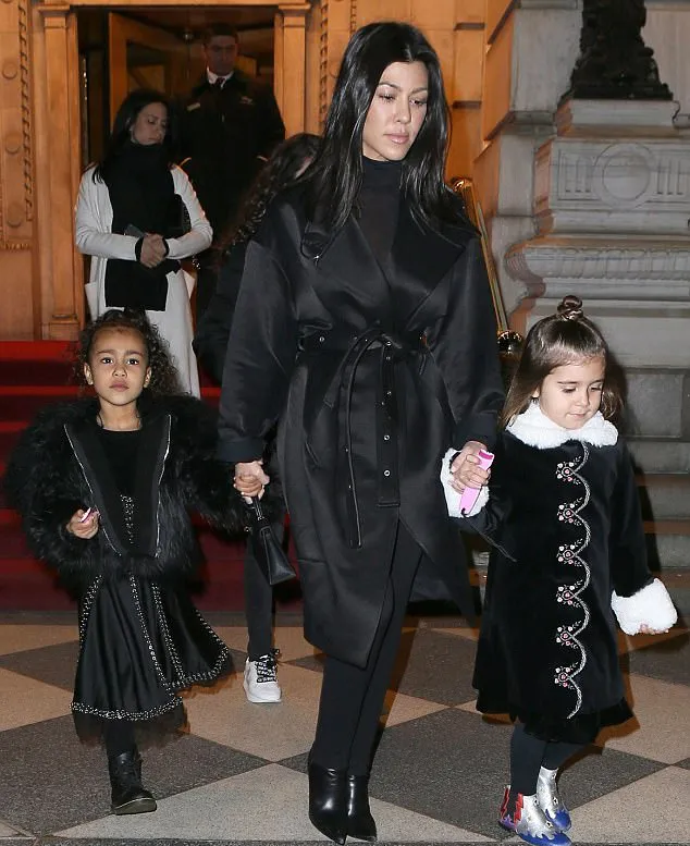 North kenakan fur jacket  layaknya seorang sosialita @ dailymail.co.uk