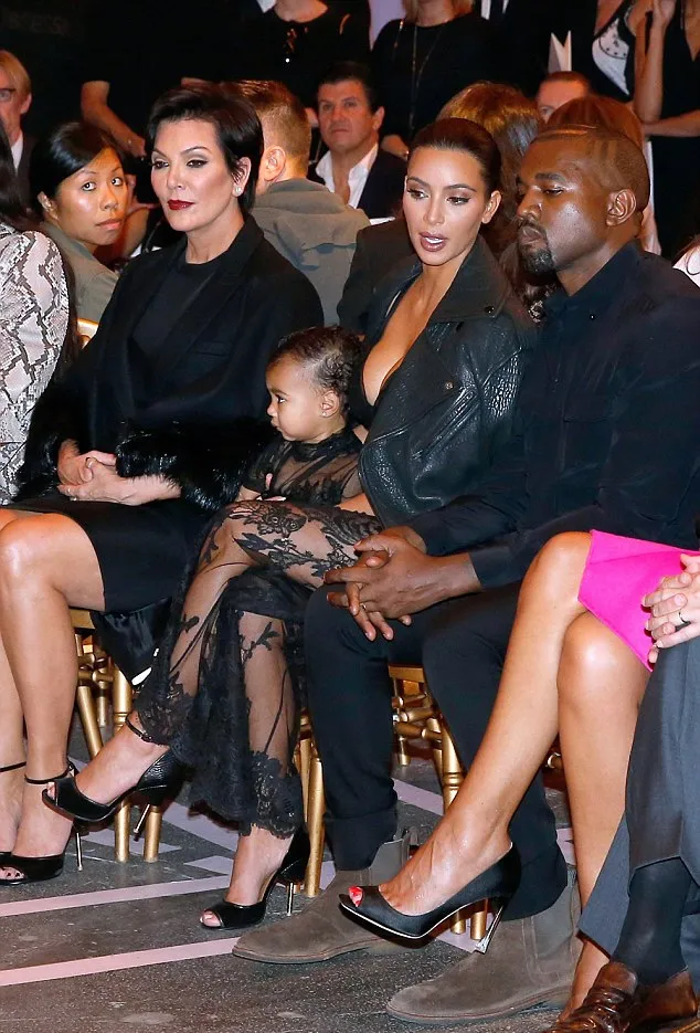North West sudah aktif di berbagai fashion show @ dailymail.co.uk