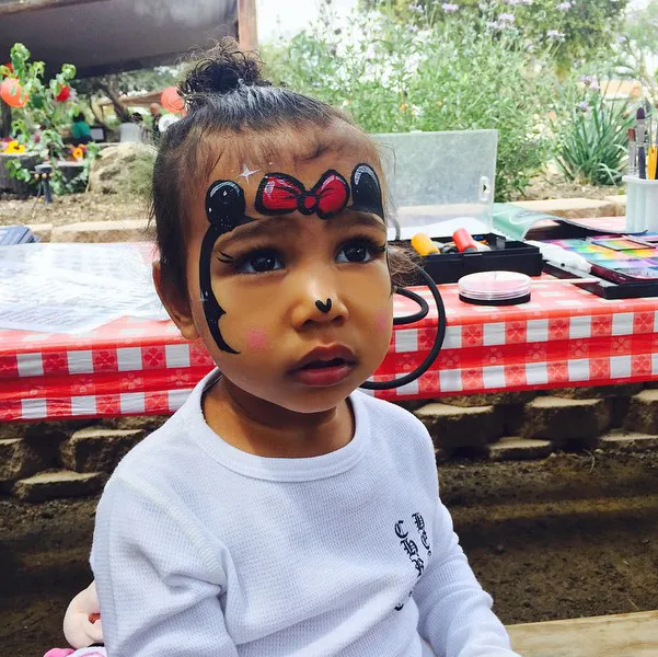 North jadi Minni Mouse lucu @ instagram.com/kimkardashian