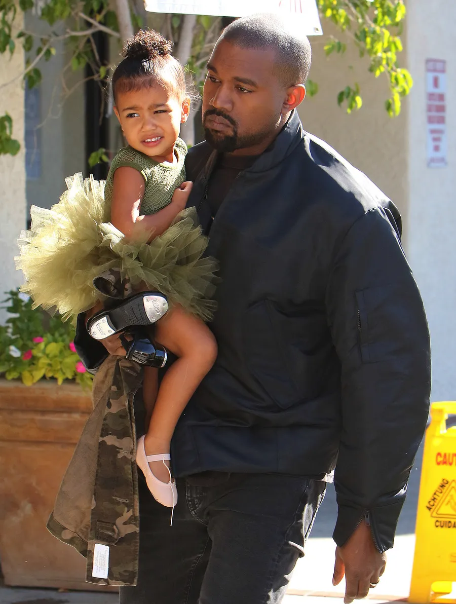 North bukan anak kandung Kanye West © Splashnews.com