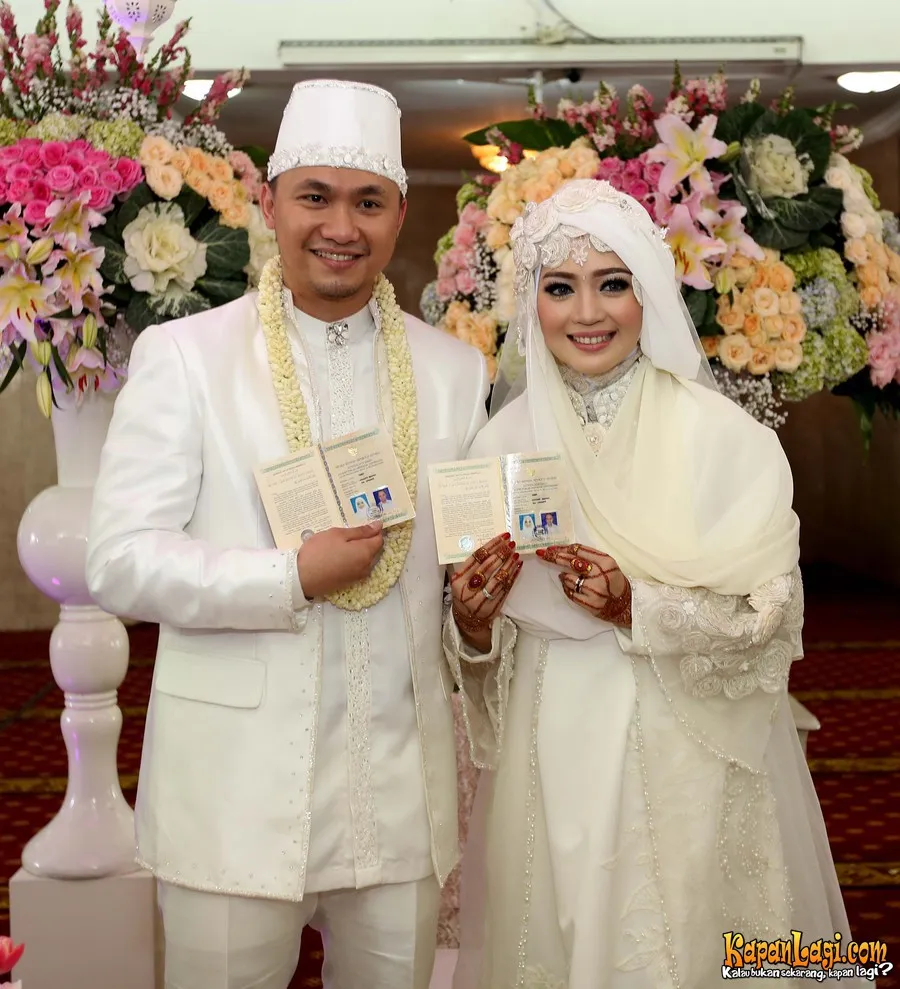 Nuri akhirnya menikah dengan pria asal Lampung. ©KapanLagi.com®
