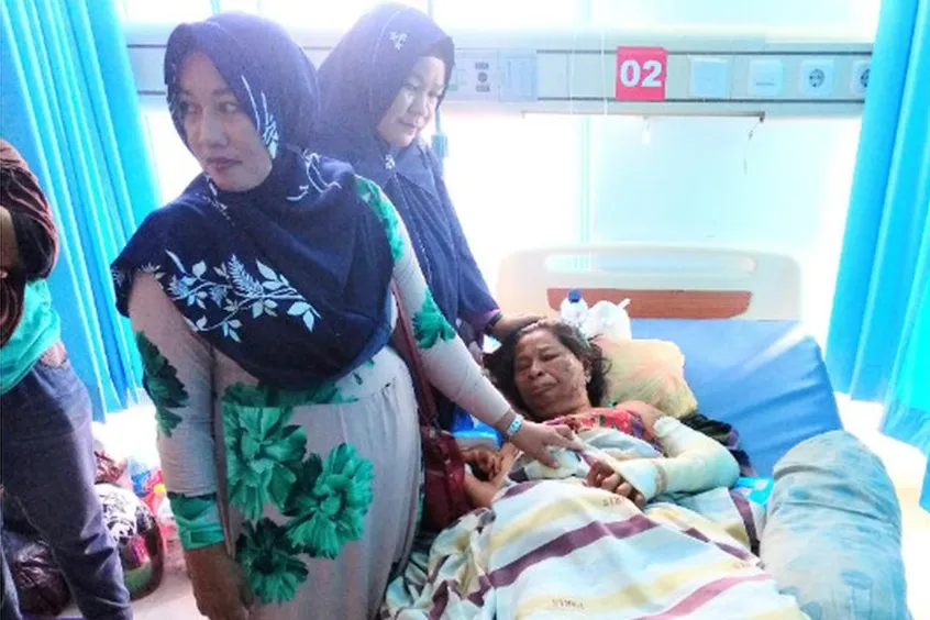 Nuru saat di rumah sakit © Liputan6.com/Ahmad Akbar Fua