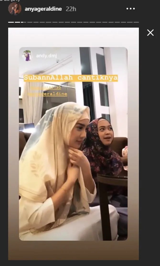 Anya Geraldine - Ria Ricis (credit: instagram.com/stories/anyageraldine)