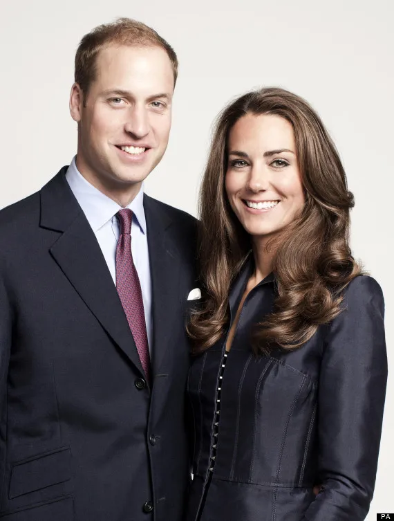Kate Middleton dan Pangeran William @huffingtonpost.co.uk 