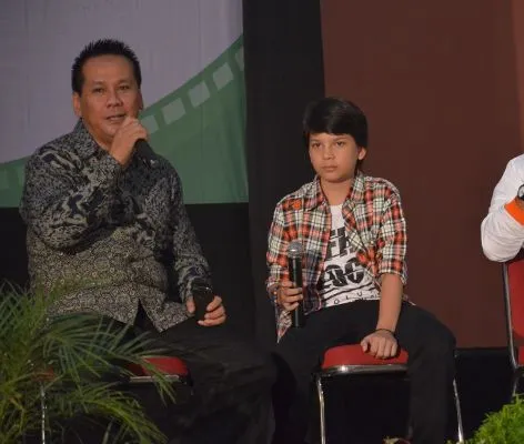 Ody Mulya menjadi pembicara dalam acara Nobar Film Inspiratif.