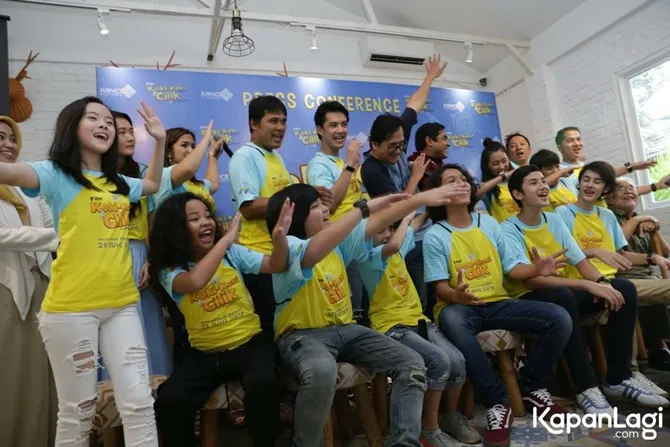 Pemain dalam film 'Koki-koki Cilik' © KapanLagi.com/Agus Apriyanto