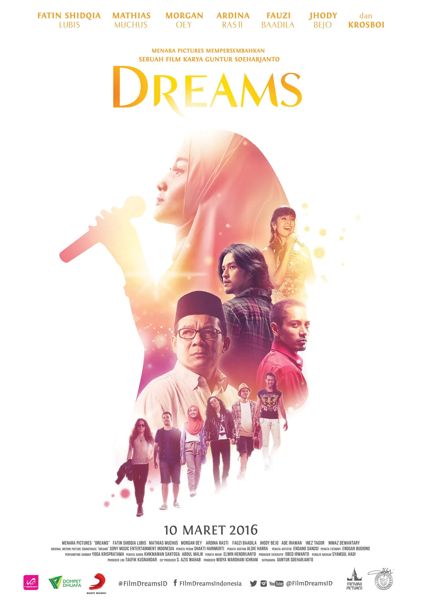 Bersinar, film DREAMS bakal menyentuh dan membuat kamu terinspirasi untuk menggapai mimpi © Menara Pictures