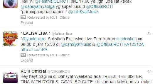 Twitter @OfficialRCTI