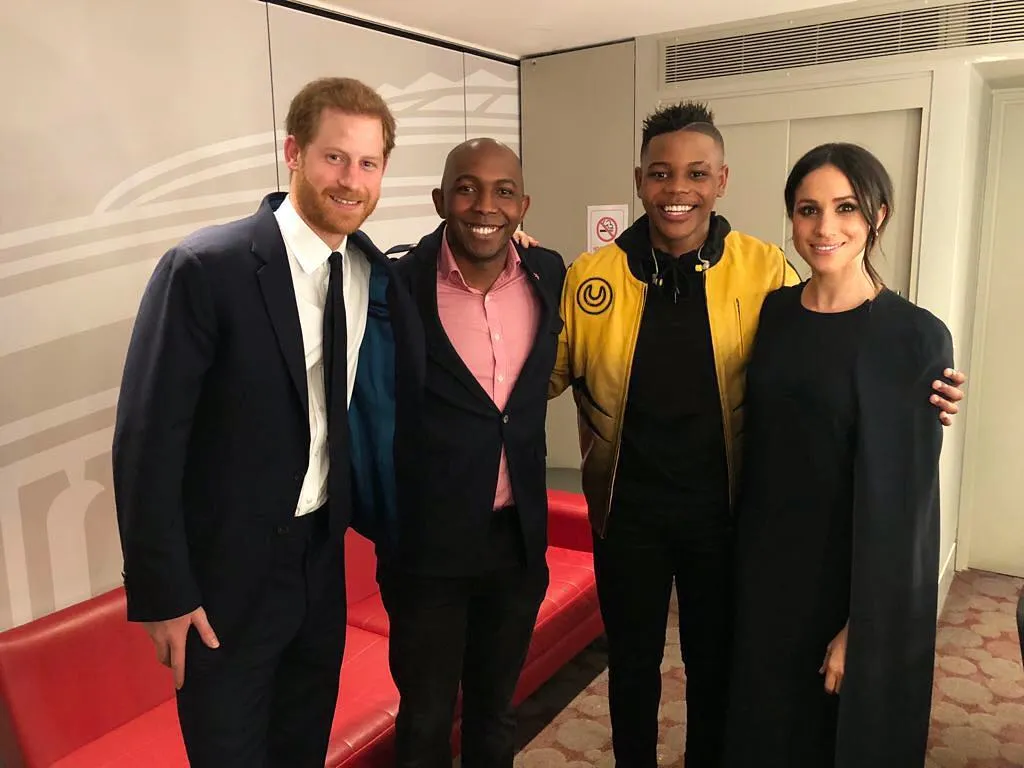 Bukan cuma Donel yang senang, Meghan Markle yang juga mengaku ngefans alumni THE VOICE KIDS. (instagram.com/officialdonel)