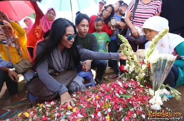 Empat puluh harian Olga, masih mendapat banyak perhatian dari masyarakat. © KapanLagi.com®/Budy Santoso