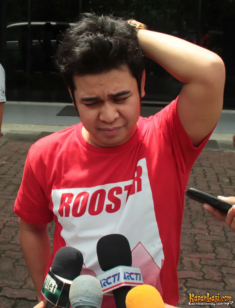 Olga Syahputra kaget ditetapkan sebagai tersangka.