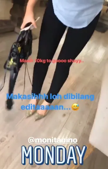 Kaki Olla sudah kembali langsing ©ollaramlanaufar
