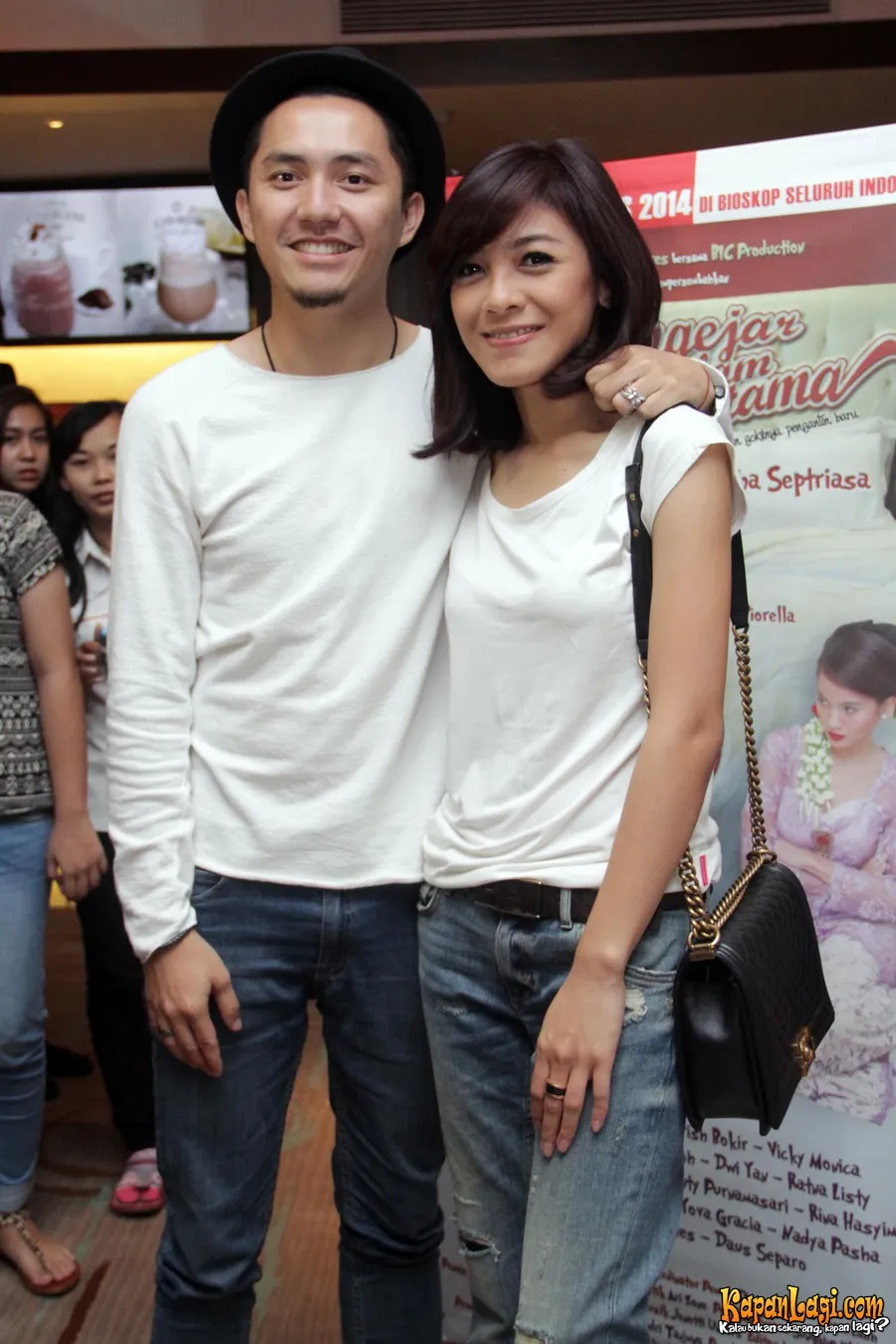 Omesh dan Dian Ayu Lestari sekolahkan anak sejak 6 bulan © KapanLagi.com®/Muhammad Rasyad