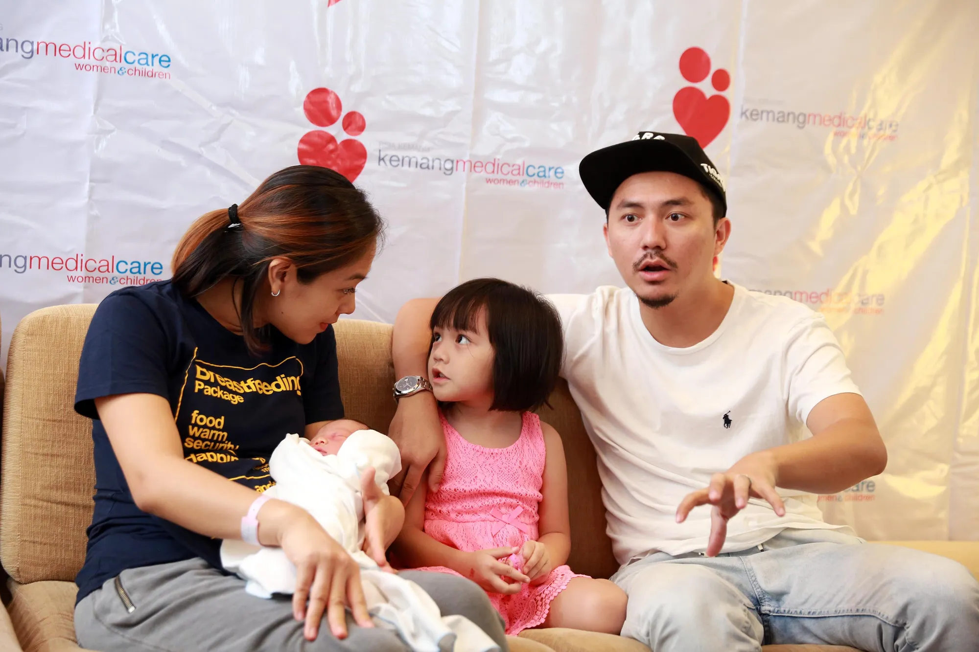 Omesh dan Dian Ayu telah menyiapkan nama bagi anak keduanya sejak masih pacaran © KapanLagi.com/Muhammad Akrom Sukarya
