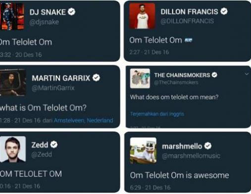 Om Telolet Om disuarakan oleh musisi EDM dunia