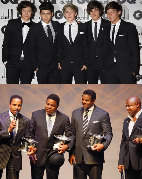 One Direction and Jackson Brothers @istimewa