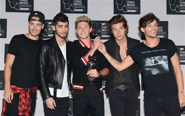 One Direction @foto: telegraph.co.uk