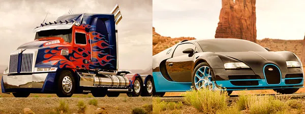 Optimus Prime - Veyron ©digitalspy.co.uk