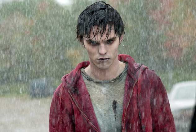Nicholas Hoult dalam WARM BODIES sebagai mayat hidup bernama R.