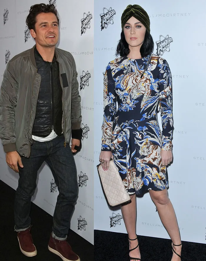 Orlando Bloom dan Katy Perry hadir di pesta yang sama © Istimewa