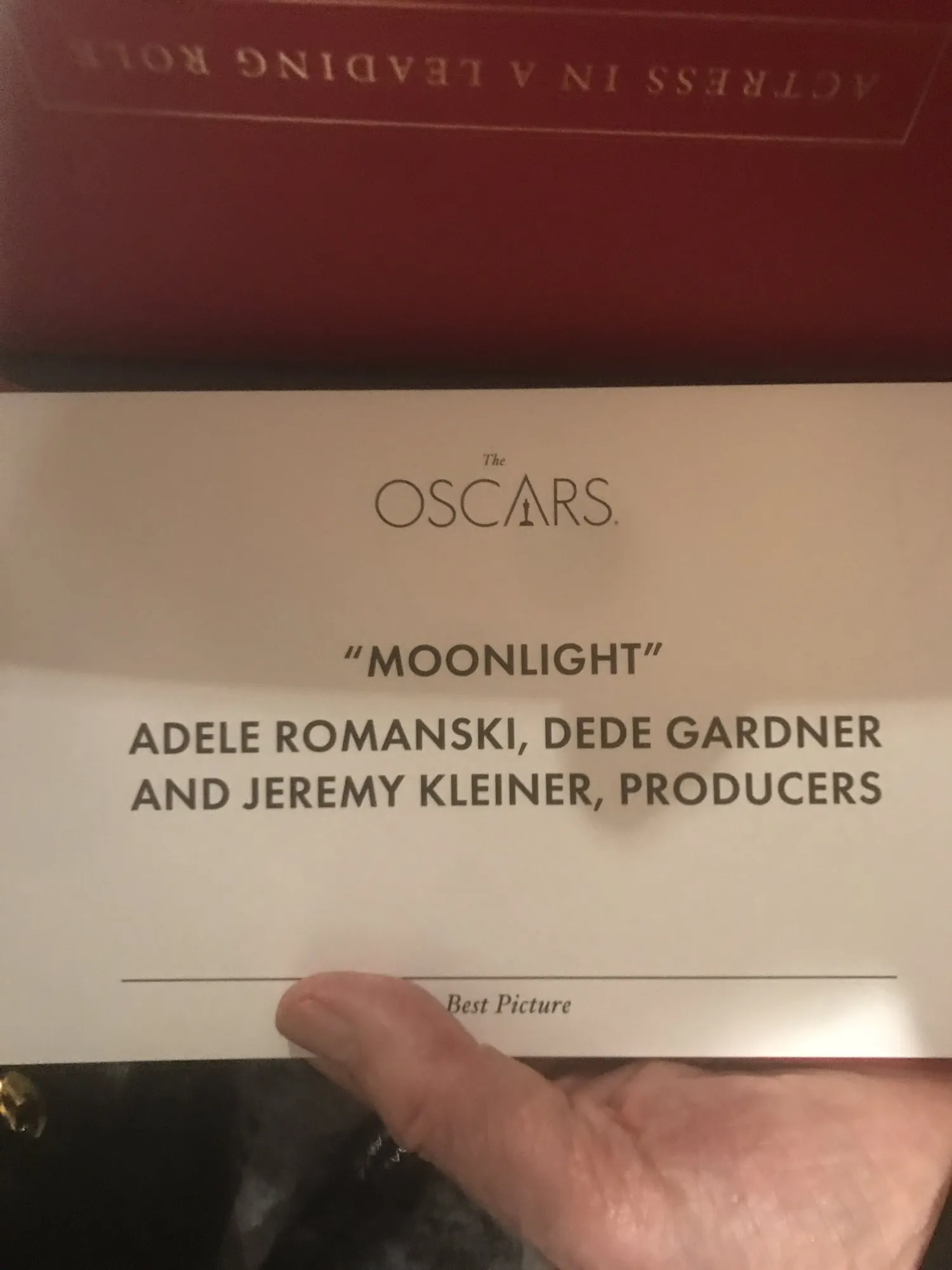 Oscar 2017 © Twitter