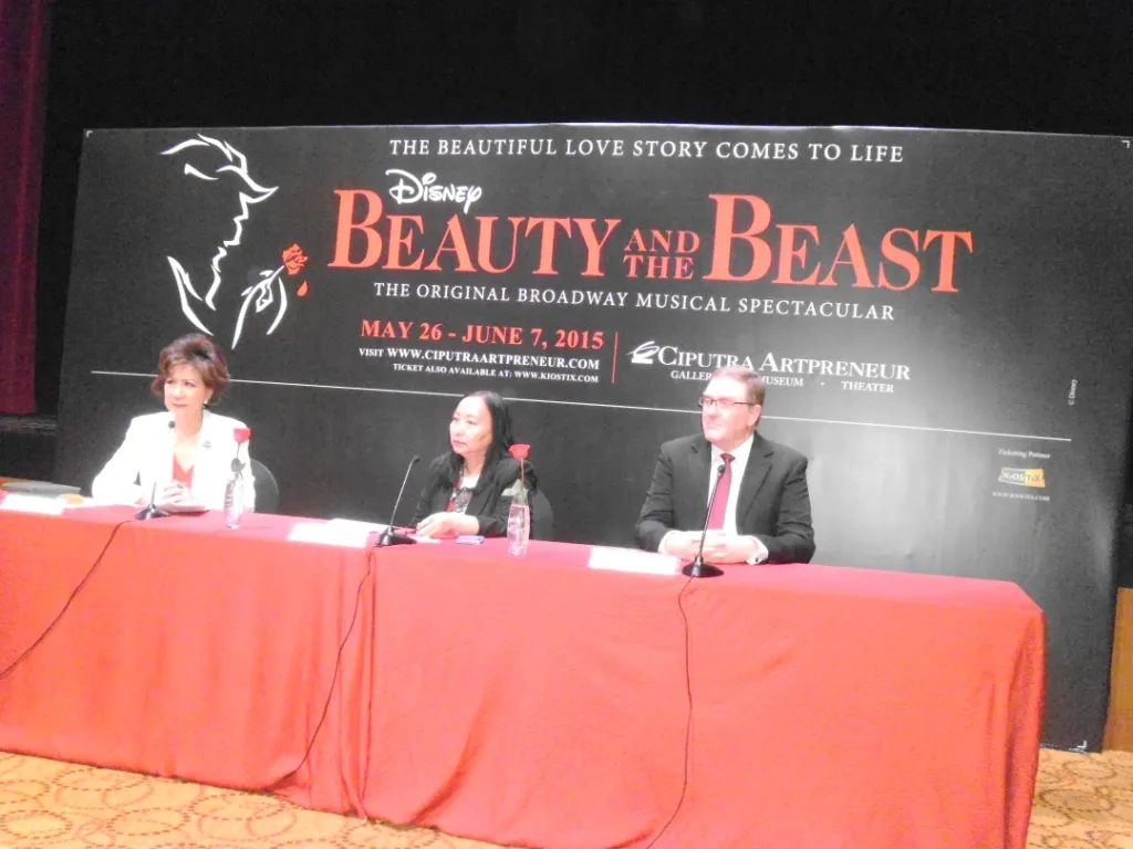Suasana konferensi pers Broadway Beauty & the Beast ©KapanLagi.com®/Nuzulur Rakhmah