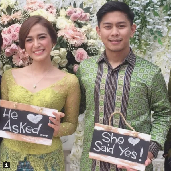 Nina Zatulini tengah mempersiapkan perkawinan dengan Chandra Tauphan. ©instagram.com/chandratauphan