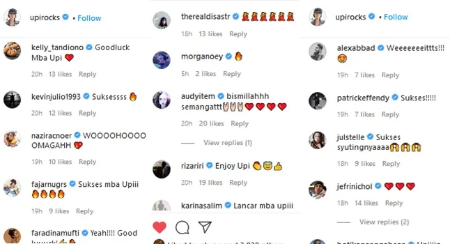 Screenshoot via IG @upirocks