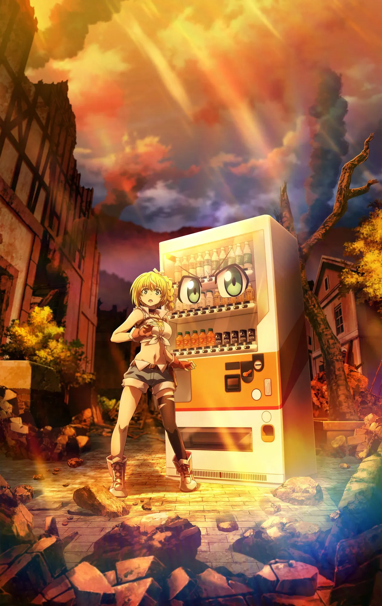 Visual Key Reborn as a Vending Machine, I Now Wander the Dungeon (Credit: x.com/@animecorner_ac)