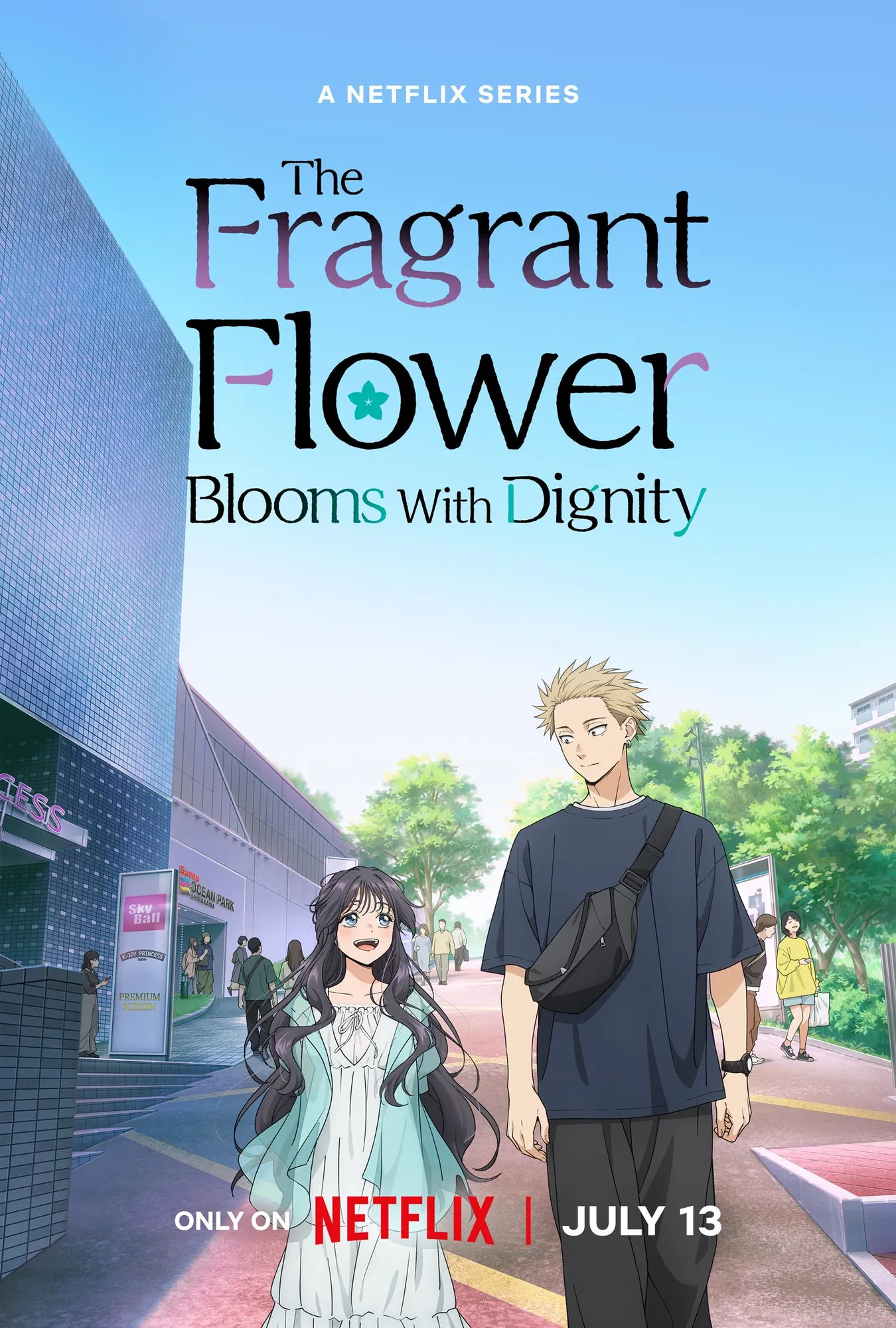 Poster anime The Gragrant Flower Blooms With Dignity (Credit: IMDB)