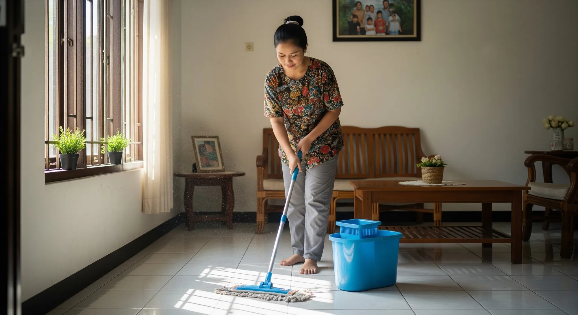 Area yang Harus Dibersihkan Sebelum Tamu Datang (AI Generated)
