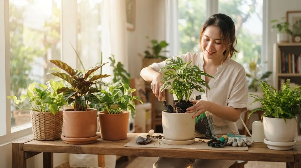 Cara Memilih Pot yang Tepat untuk Tanaman Indoor (AI Generated)
