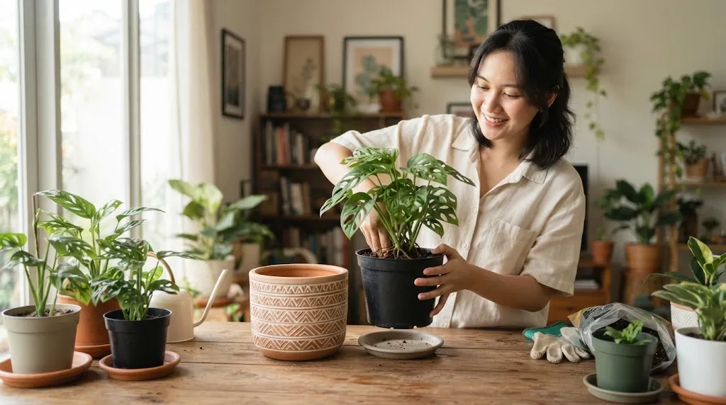 Cara Memilih Pot yang Tepat untuk Tanaman Indoor (AI Generated)
