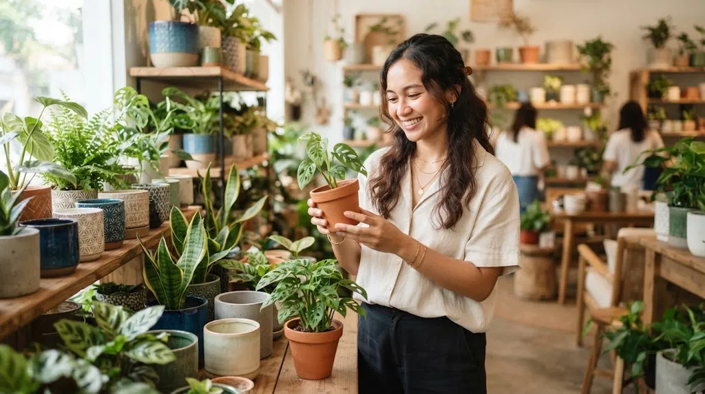 Cara Memilih Pot yang Tepat untuk Tanaman Indoor (AI Generated)