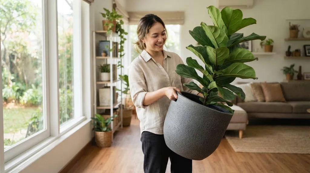 Cara Memilih Pot yang Tepat untuk Tanaman Indoor (AI Generated)