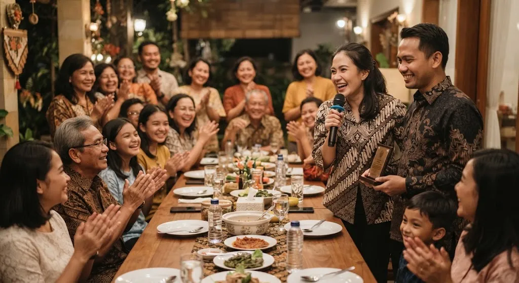 Hargai Pasangan di Depan Orang Lain - AI generated