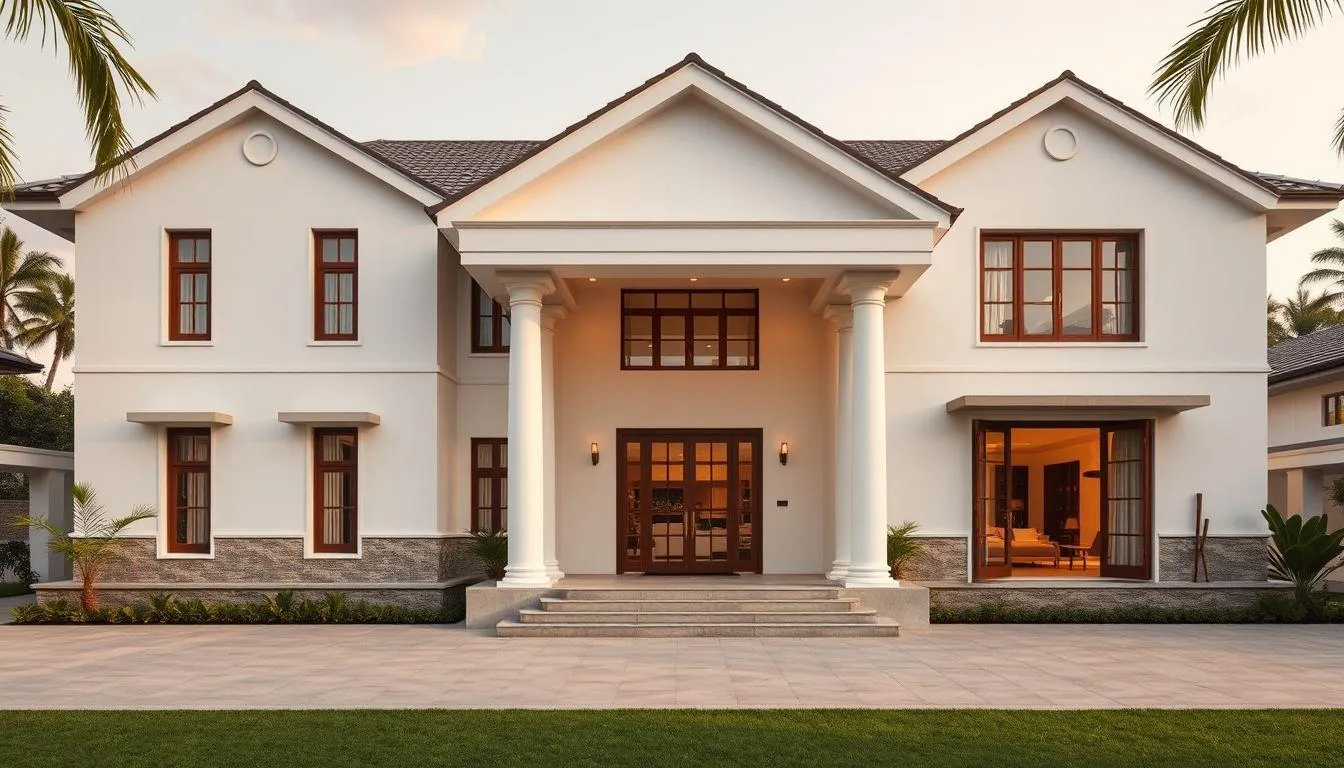 7. Desain Rumah Minimalis Klasik (c) Ilustrasi AI