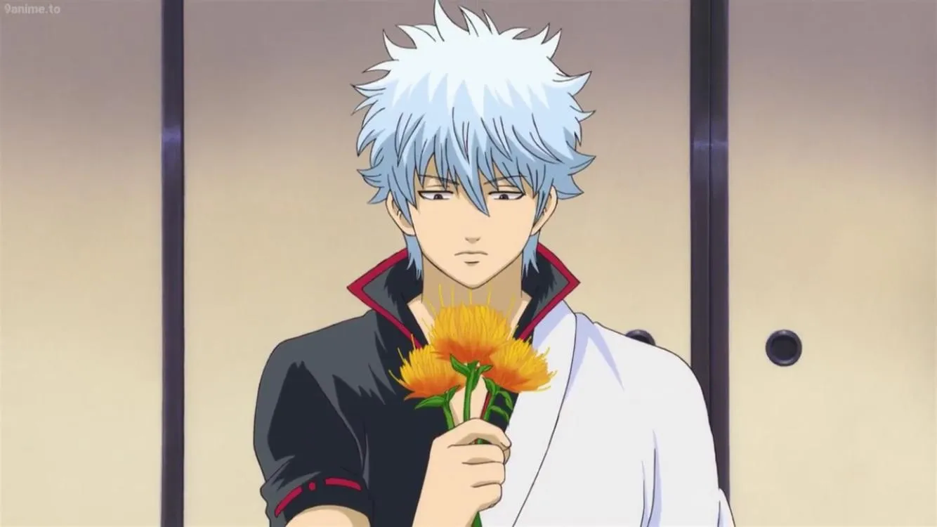 Gintoki Sakata dalam Gintama (Credit: IMDb)