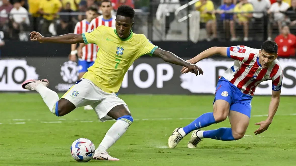 Vinicius Junior. (AP Photo/David Becker)
