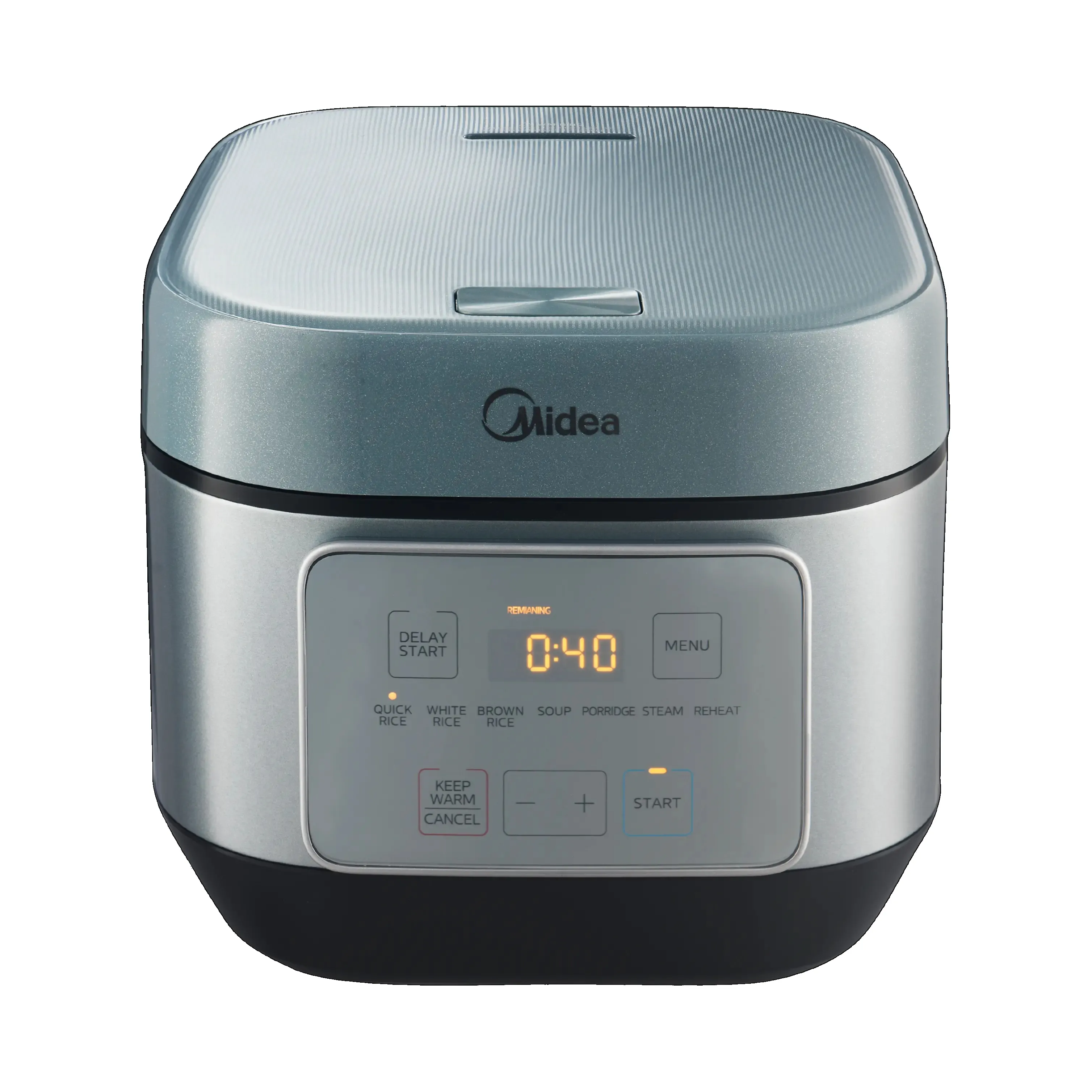 rekomendasi rice cooker low watt/ Midea Premium Digital Rice Cooker MRD180T2CDG/ midea.com